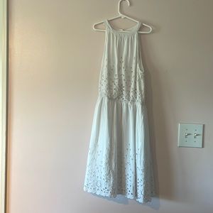 Sim and Sam white dress